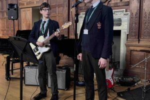 Year Nine Pupils Delight in their Teatime Concert